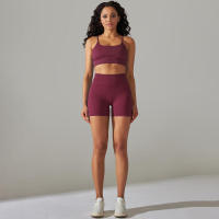 Conjunto de Yoga Deportivo para Mujeres Traje de Baño Sin Costuras de Cintura Alta - details 26