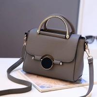 Elegante Bolso de Mano Negro para Mujer - Moderno Bolso de Hombro con Detalles en Tono Dorado, Gran Capacidad, Versátil para Uso Diario - details 1