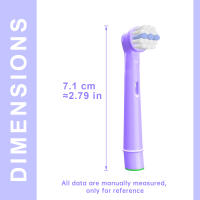 Cabezas de Cepillo Dental Eléctrico de Precisión Multicolor Compatibles con Oral B Profesional Care 500, 550, 1000, 3000 Material de Plástico Hecho en China - details 7
