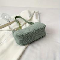 Bolso Mujer Pana Retro Cadena Cremallera Simple Moda - details 0