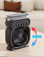 Aire Acondicionado Portátil, Enfriador de Aire, Humidificador, Ventilador Portátil, 3 Velocidades, 3 Modos de Nebulización, Luz de 7 Colores, Temporizador, para Hogar Oficina - details 14