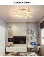 Luz de Techo Moderna Simple Koi 100CM Luz de Estudio LED Art para Dormitorio Restaurante - details 2