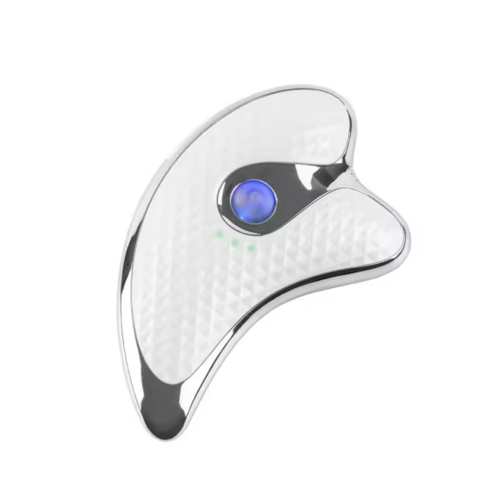 Masajeador facial, instrumento de belleza en V, masajeador facial eléctrico, tabla vibratoria de raspado, instrumento de raspado facial eléctrico - 1