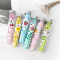 Tabletas de jabón de papel desechables portátiles para exteriores, botella de jabón de flores, tubo de ensayo, viaje - details 7