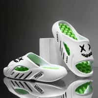 OURANNI Zapatillas deportivas ligeras con estampado de dibujos animados para hombre, para interior/exterior, para ducha, vacaciones en la playa, modernas y versátiles para uso diario informal de parejas, estructura duradera de EVA, diseño unisex - details 8