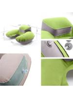Almohada inflable para viaje en avión, cojín para cuello, cabeza, Barbilla, siesta, Oficina - details 7