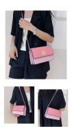 CH Multi Emed-Bolso cruzado clásico para mujer, bolso de hombro, marca de moda, diseño de Color puro, mochila de lujo de alta gama - details 8