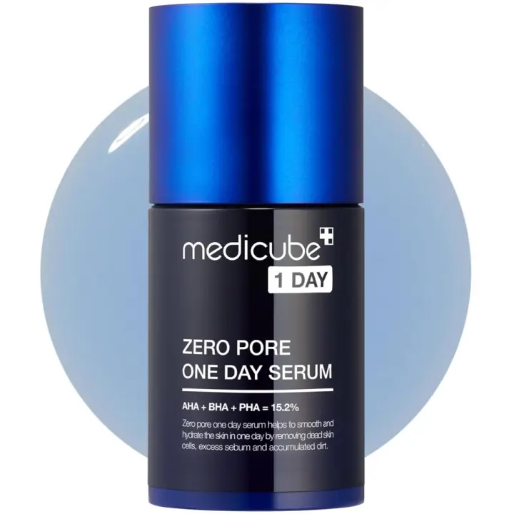 Suero facial reafirmante Medicube Zero Pore para tensar la piel con 15.2% AHA+BHA+PHA y 2% Niacinamida - 1