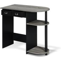 Escritorio verde, Madera, Roble francés Gris/Negro/Negro, 39,62 x 80 x 72,39 cm - details 4