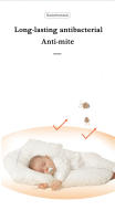 Almohada para bebé, posicionador de cabeza transpirable para recién nacido, en forma de nube, extraíble, ajustable, antiespantajo, cojín de cabeza plana - details 7