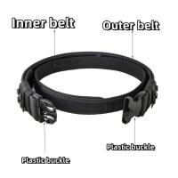 Cinturón táctico 2 en 1, hebilla de liberación rápida, cinturones MOLLE para hombre, ancho 5CM - details 2