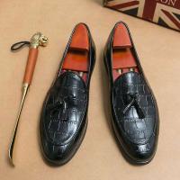 Los zapatos de vestir de cuero italianos del estilo que camina de los hombres más vendidos 2023 y los zapatos casuales del banquete de boda de Oxford - details 1