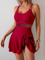 Traje de baño 2025 nuevo traje de baño de una pieza falda de traje de baño para mujer. - details 10