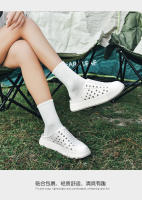 Sandalias de Playa de Verano Zapatos de Cuero Antideslizantes Impermeables de Suela Suave EVA para Hombres y Mujeres Uso al Aire Libre - details 7