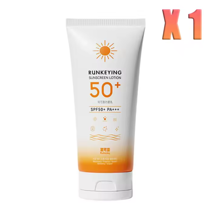 SPF50+ protector solar Facial crema solar Control de aceite bloqueador solar crema protectora de la piel crema hidratante antienvejecimiento brillante - 1