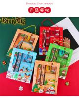 Juego de Papelería Navideño Portátil de 6 Piezas Regalo de Estudiantes para Aprender - details 3