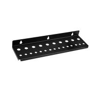 Colgador de herramientas de montaje en pared, organizador de llaves que ahorra espacio, organizador de herramientas de pared, soporte de almacenamiento, estante de almacenamiento de herramientas de Metal negro - details 2