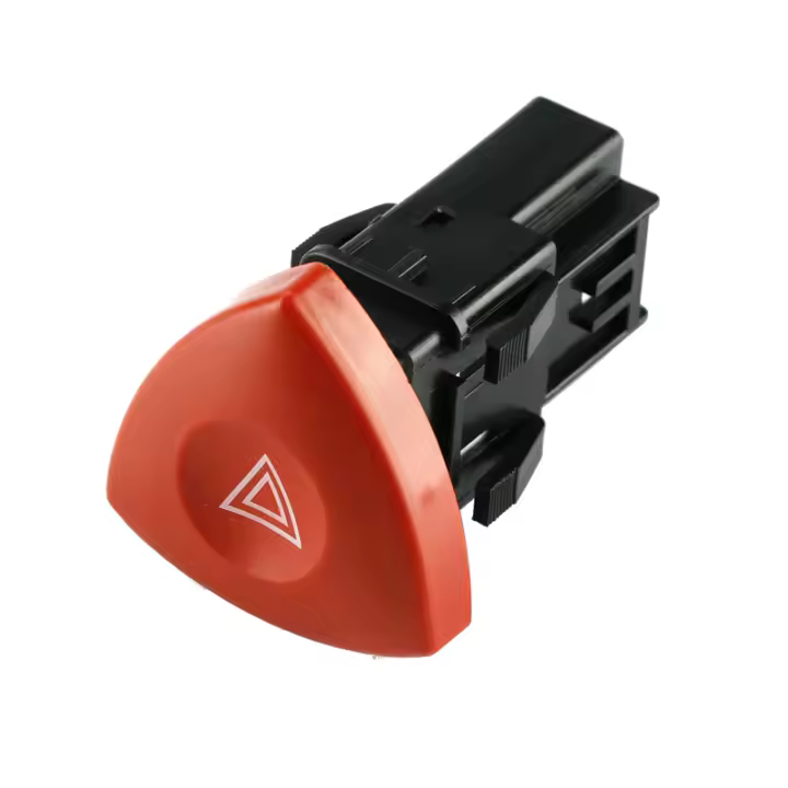 Botón de interruptor de luz de emergencia de advertencia de peligro para Renault Master Laguna Espace Trafic Vauxhall Vivaro 8200442724 , 93856337 - 1