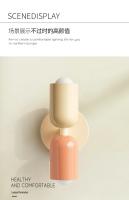 Lámpara de pared de cabecera colorida, lámpara de pared del pasillo nórdica para sala de estar, macarrón para habitación de niños, lámpara de decoración Interior para el hogar - details 4