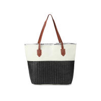 Bolsa de playa a rayas 2024, bolso de hombro para las axilas, bolso de lona informal de gran capacidad. - details 15