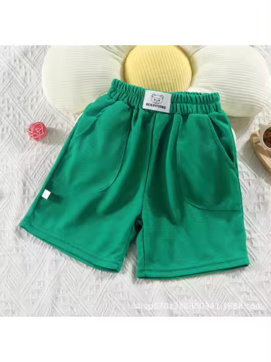 2025 nuevos pantalones cortos para niños ropa de verano pantalones casuales para niños ropa para niñas moda extranjera verano delgado - 1