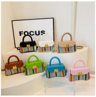 Moda arco iris portátil pequeño cuadrado bolsa 2025 primavera nueva luz de lujo bolsa de las mujeres versátil texturizado axilas bolsa de hombro - details 32