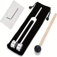 128 Hz Diapasón Set Diapasón Bio-Acústica ponderada para la curación de Chakra,Terapia de sonido,Aliviar el estrés - details 3