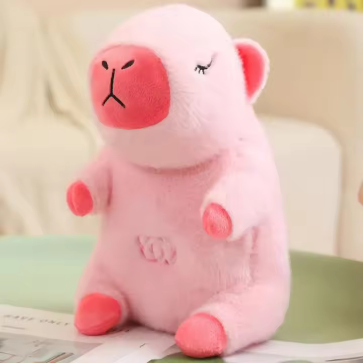 Peluche de Capibara de Respiración para Bebé Juguete de Peluche para Niños Muñeco para Roncar - 1