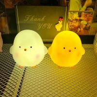 Lindo pollo iluminación suave pequeña luz nocturna lámpara de noche decoración dormitorio atmósfera luz niña niños regalo - details 3