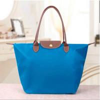Bolso plegable de nylon con asa superior para mujer，estilo clásico，tamaño 42*27*19CM - details 3