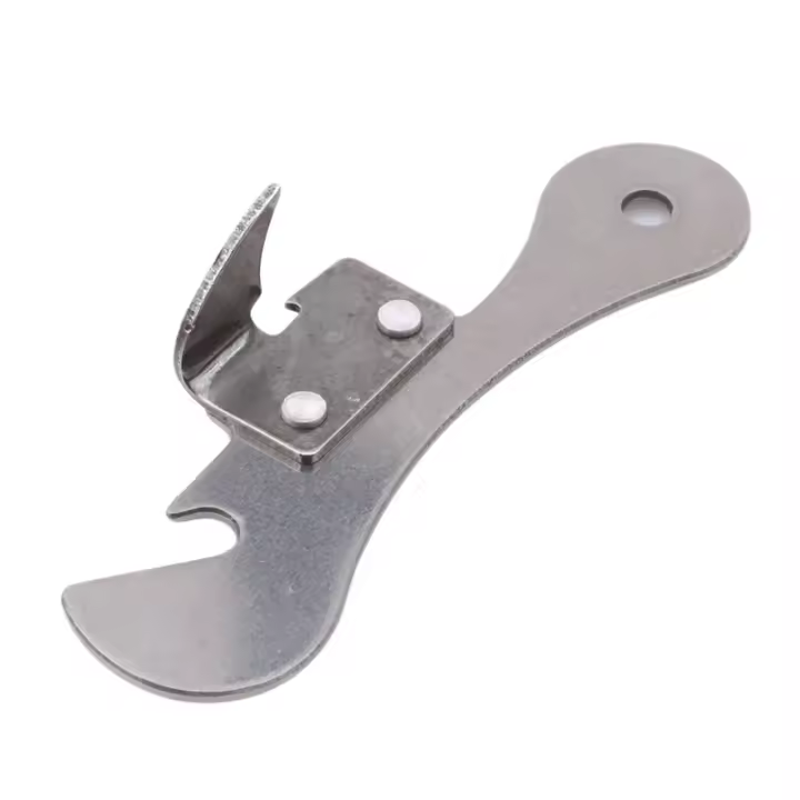 Abridor de latas multifunción, herramienta de cocina de acero inoxidable, corte lateral de seguridad, Manual, profesional, ergonómico - 1