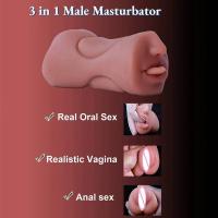 Leten-vagina Artificial realista 3D para hombre, juguetes sexuales de silicona, producto para adultos, masturbadores masculinos, taza, Juguetes sexuales - details 9