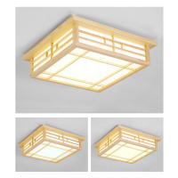 Lámpara de techo LED de madera maciza Luminosa para habitación, dormitorio, balcón - details 1