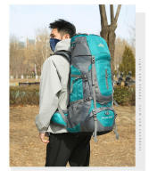 Mochila de escalada y montañismo, gran capacidad, para actividades al aire libre, senderismo, camping, mochila con compartimento para zapatos, - details 12