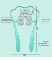 Masajeador manual para vértebra Cervical, dispositivo de sujeción para cuello, hombros y cuello, masajeador de relajación para el hogar - details 10