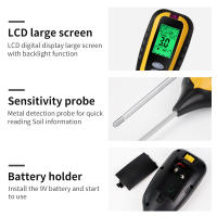 Probador de suelo multifunción 6 en 1, Detector de PH, humedad, luz solar, temperatura, fertilidad, medidor de PH del suelo para jardinería, plantación en invernadero - details 11