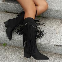 Botas largas informales para mujer, zapatos martin para exteriores - details 5