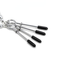Pinzas de Metal para pezones, anillo de campana, esclavo BDSM, Bondage para pecho, restricción, juguete sexual para mujeres, juego de pareja - details 1