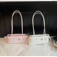 Bolso portátil con forma de palo francés, cinta con lazo Y2K, bolso de hombro con lazo, estilo francés coreano, bolso para axilas, trabajo - details 27