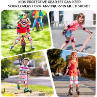 Rodilleras para niños y adultos, equipo de protección para monopatín, patinaje sobre ruedas, ciclismo, BMX, bicicleta y Scooter, 6 piezas - details 11