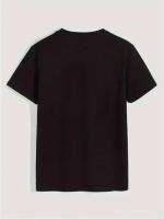 Camiseta holgada deportiva informal de verano para hombre, camiseta de manga corta con cuello redondo y estampado MILANO, cómoda para compras - details 6