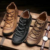 Zapatos informales de cuero hechos a mano para hombre, mocasines de invierno con piel, zapatos cómodos para caminar, zapatos planos para hombre, gran oferta - details 15
