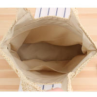 2025 nueva moda hombro papel cuerda bolsa tejida Mori bolsa tejida a mano casual bolsa de playa de gran capacidad - details 4