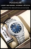 Reloj de hombre de cuarzo cuadrado de acero inoxidable con fecha - details 9