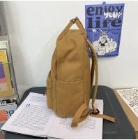 Mochila de lona para hombre y mujer, bolsa de viaje Retro Para chica, Chico, portátil, estudiante, moda escolar, 2023 - details 23