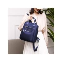 Mochila De Viaje Informal Para Mujer, Bolso De Hombro Oxford Impermeable, Bolso De Mano De Gran Capacidad, Monedero Negro, - details 9