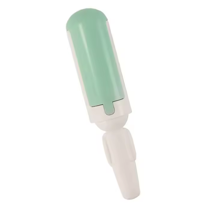 Rodillo de pelusa de pelo multisuperficie con placa de guía de silicona móvil, fácil de limpiar para ropa, manta de suéter - 1