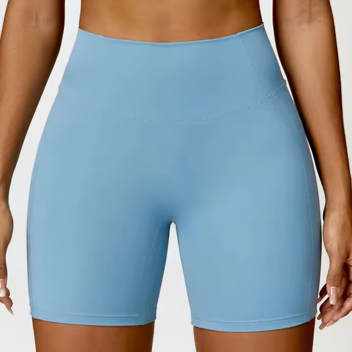 Fierss Push Up Body deportivo de cintura alta para gimnasio y correr, pantalones cortos de entrenamiento para mujer, ropa de yoga - 1