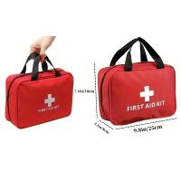 Botiquín de Primeros Ayudos de Salud 2pcs Tela Oxford, Kit de Emergencia Portátil para Viajes, Bolsa de Mano, Bolsa Médica para Exteriores - details 0