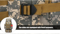 Mochila de senderismo de 80L/45L/30L, bolsa impermeable para exteriores, estilo táctico militar, paquete multifuncional para acampar y montañismo - details 8